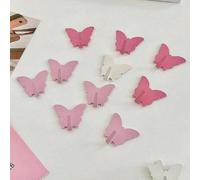 1/3/5 pezzi Ganci da parete a forma di farfalla rosa, senza bisogno di forare, adatti per la decorazione della camera delle ragazze, stile minimalista. Possono essere utilizzati per appendere chiavi,