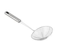 1/3/5 pezzi in acciaio inox, colino for patatine fritte, cucchiaio in rete metallica, schiumarola, colino for friggitrice, setaccio, forniture da cucina(33.5X13cm)