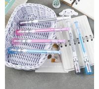 1/3/5 pezzi Set di siringhe con penne neutre per simulazione di virus, include penne nere per firme e penne per vaccini distribuite casualmente [Versione inglese/cinese casuale], adatto per forniture 
