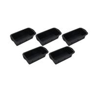 1/3/5 pezzi stampo for cubetti di ghiaccio cassa in silicone grandi dimensioni blocco for secchio grande for bagno congelamento(Black-5PC)