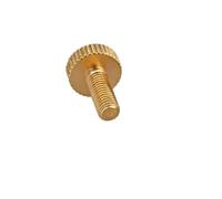 1/3/5 pz M3 M4 M5 M6 M8 M10 In Ottone Grande Testa Piatta Vite A Mano Zigrinato Bullone In a mano Zigrinata(10mm,M6 (1PCS))