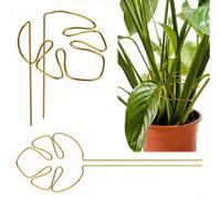 1/3/5 Supporti riutilizzabili in metallo per piante rampicanti - Supporti per piante dal design unico, decorazione e accessorio da giardino, ornamento per vasi da fiori, tutore per piante da interno, 