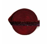 1 3 5 Yard 5/8" 15mm Elastico Glitter Metallico FOE Spandex Fascia per Capelli Fascia per Lingerie Tutu Vestito Cucito Trim-2 Toni Rosa-3 Yard