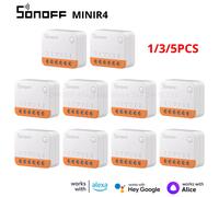 1/3/5PCS SONOFF MINI R4 Wifi Switch Mini Extreme Smart Home Modulo Wi-Fi Relè di Controllo Remoto Vocale con Alexa Google Casa Alice
