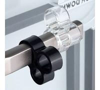 1/3/6 pezzi Protezione antifurto in silicone per porte e finestre, paraurti per porte, copri maniglia, adatto per vari tipi di porte, bagni, cucine, soggiorni, elementi essenziali per la casa nero 1 p