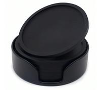 1/3/6 pezzi Sottobicchieri in silicone nero, resistenti al calore, cuscinetti per bicchieri, protezione per tavoli da caffè e bar, tappetini per tazze calde, ideali come regalo natalizio Tagli UnicaCo