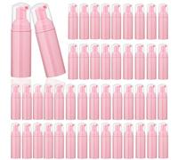 1/3/8/12 pezzi Bottiglie con pompa per schiuma da 60 ml, bottiglie per shampoo ciglia, bottiglie con pompa per schiuma da viaggio, flaconcini ricaricabili in plastica rosa mini per sapone liquido e di