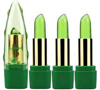 1/3 Balsamo per Le Labbra All'aloe Vera Rossetto Idratante, Rossetto Che Cambia Colore Pianta Naturale Trucco Labbra Nutriente, Lunga Durata Rossetto Magico per Donna Ragazze Riparazione Labbro