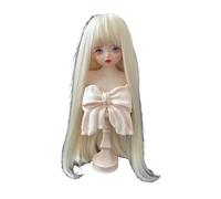 1/3 BJD Doll Wig Hair,for 21-23cm Head Circumference,Artificial Soft High Temperature Silk Wig for 1/3 Dolls Y157