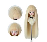 1/3 BJD Doll Wig Hair,for 21-23cm Head Circumference,Artificial Soft High Temperature Silk Wig for 1/3 Dolls Y72