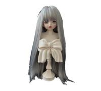 1/3 BJD Doll Wig Hair,for 21-23cm Head Circumference,Artificial Soft High Temperature Silk Wig for 1/3 Dolls Y148