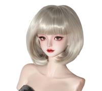 1/3 BJD Doll Wig Hair,for 21-23cm Head Circumference,Artificial Soft High Temperature Silk Wig for 1/3 Dolls Y130