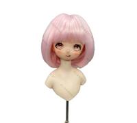 1/3 BJD Doll Wig Hair,for 21-23cm Head Circumference,Artificial Soft High Temperature Silk Wig for 1/3 Dolls Y385