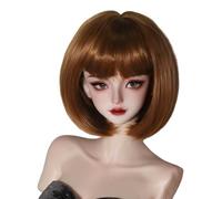 1/3 BJD Doll Wig Hair,for 21-23cm Head Circumference,Artificial Soft High Temperature Silk Wig for 1/3 Dolls Y123