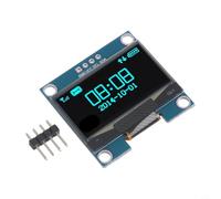 1.3 Inch per oled Display 128x64 I2C Blue Text 1.3 Inch per oled(Blue) | Blue text option, high contrast ratio, clear visuals in dark rooms, I2C interface, 128x64 resolution