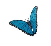 1/3 magneti da frigorifero a forma di farfalla, magneti colorati per frigorifero, squisita decorazione per elettrodomestici, design realistico, decorazione a farfalla bionica (blu)