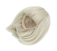 1/3 Parrucca Bambola BJD, in Fibra Corta Lunghezza della Spalla Dritta, Flessibile e Morbido, per Taglio e Stile, Ideale per il Gioco di Ruolo delle Bambole e Vestire (#1) (#2)