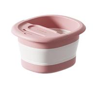 1/3 pediluvio pieghevole - pedicure multifunzione pedicure pedicure con manico e punto massaggio, secchio per pedicure, secchio per acqua versatile, secchio da spiaggia portatile, abbeveratoio per