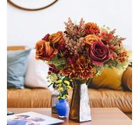 1/3 pezzi di profumo di rose artificiali, palline ricamate, fiori misti di peonia, profumo da sposa, decorazione per matrimoni, materiali per corone fai-da-te, decorazioni per feste di compleanno, cas