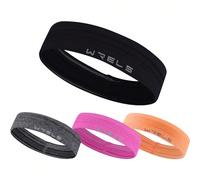 1/3 pezzi Fascia per capelli traspirante ed estiva, che allontana l'umidità, adatta per la vita quotidiana, lo sport all'aperto e il fitness, ottima scelta come regalo 1 nero,3 grigio,3 nero,1 grigio,