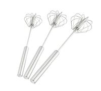1/3 Pezzi Frusta For Uova Semiautomatica In Acciaio Inox Manuale Automatica For Panna Utensili Da Cucina Gadget Strumenti(Mixed 3pcs)