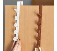 1/3 pezzi Gancio multifunzione verticale da appendere sulla parte posteriore della porta, senza foratura, portaoggetti, gancio per borse, gancio appendiabiti per armadi, camere da letto, soggiorni, do
