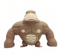 1/3 pezzi Giocattoli in gomma elastica a forma di gorilla, bambole scherzo in lattice, giocattoli divertenti e creativi, giocattoli da spremere, allungabili, per sollievo dallo stress e dall'ansia, gi