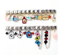 1/3 pezzi Moduli di montaggio e smontaggio in acciaio inossidabile stile italiano, accessori per bracciali italiani, adatti per la realizzazione fai-da-te di gioielli come braccialetti, collane, anell