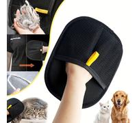 1/3 Pezzi Nuovo guanto rimuovi peli di animali domestici - riutilizzabile per gatti e cani, design in rete traspirante con bottone facile da afferrare, spazzola aderente con polsini elastici, toeletta