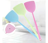 1/3 pezzi Paletta anti-mosche in plastica di colore casuale, leggera e pratica per uso domestico, adatta per scacciare zanzare e mosche d'estate, con manico lungo, flessibile e morbida, comoda per col