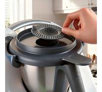 1/3 pezzi Paraspruzzi, Copertura anti-spruzzi, Utensile da cucina per cuocere marmellata, Filtro a rete, Adatto per Thermomix TM7/TM6/TM5/TM31 Tagli Unica,2 pezzi,3 pezzi neri,3 pezziABS