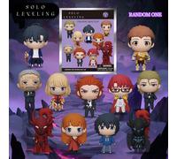 1/3 pezzi Portachiavi ufficiale di Solo Leveling, ambientazione dark fantasy, busta cieca 3D resistente all'usura, accessorio per zaino, regalo per cosplay, Personaggio Shadow Awakening Hunter's Glory