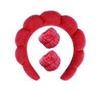 1/3 pz Set di cinturini per capelli con spugna Twist Spugna per capelli con stampa leopardata Fascia per capelli Fascia per il trucco viso