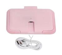 1/3 salviette umidificate riscaldanti - Affidabile dispenser di salviette di ricarica USB, dispenser di riscaldamento per tovaglioli, 100 g, portatile, ultra sottile, per organizzare il lavello della
