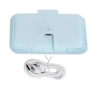 1/3 salviette umidificate riscaldanti - Affidabile dispenser di salviette di ricarica USB, dispenser di riscaldamento per tovaglioli, 100 g, portatile, ultra sottile, per organizzare il lavello della
