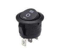 1~300 pezzi di interruttore a pulsante for auto LED da 23 mm con interruttore circolare KCD1 a 2/3 pin, 6A/250VAC, 10A/125VAC, unipolare(Army green,100 pieces)