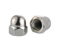 1-30pcs In Acciaio Inox/Nylon/Ottone Testa Esagonale Dadi Ciechi Cap M3/M4/M5/M6/M8/M10/M12/M14/M18/M20/M22/M24/M27/M30/M33/M36