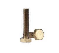 1-30pcs M3/M4/M5/M6/M8/M10/M12 viti meccaniche allungate con testa esagonale in ottone, M4x20mm