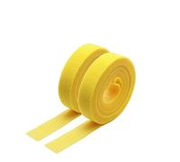 1~30R 5m/rotolo Fascette fermacavi riutilizzabili con gancio e passante per organizzare i cavi Larghezza 10~25mm Striscia di fissaggio autoadesiva fai da te Cinturino in nylon - Giallo x 2 rotoli -
