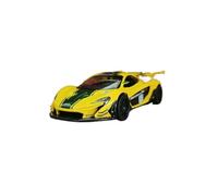 1:31 Per McLaren P1 Supercar Modello Auto Lega Tirare Indietro Auto Giocattolo 2 Display Per Collezione Di Hobbisti A Porta Aperta Giocattoli Metal Vehicles non RC(Yellow)