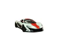 1:31 Per McLaren P1 Supercar Modello Auto Lega Tirare Indietro Auto Giocattolo 2 Display Per Collezione Di Hobbisti A Porta Aperta Giocattoli Metal Vehicles non RC(White)