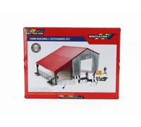 1/32 BRITAINS - ACCESSORIES - FARM BUILDING - DIORAMA STALLA CON ANIMALI 43388