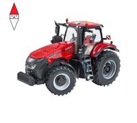 Britains, Case Magnum 405 - Trattore in miniatura, replica agricola in scala 1:32, giocattolo in metallo resistente, sterzo mobile e attacco funzionale, accessori agricoli compatibili, modello da