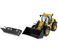 1/32 BRITAINS - JCB - 4195 RUSPA GOMMATA TRACTOR - SCRAPER 43223