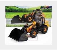 1:32 BRITAINS Jcb Tm4205 Ruspa Gommata Tractor Scraper Yellow Black LC43372