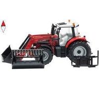 Britains 1:32 Massey Ferguson 6616 Tractor with Front Loader, Farm Set Toy Tract