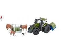 1/32 Britains Metallic Olive Green Valtra Playset LC43323