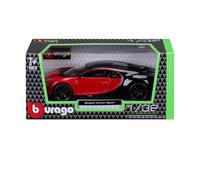 Bburago 1:32 BUGATTI CHIRON SPORT WINDOW BOX Bugatti Chiron Sport - Scala 1:32 - Incredibilmente dettagliato Die Cast Replica Super Car da collezione