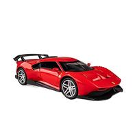 1 32 for Ferrari P80C In Lega Di Zinco Metallo Modello Di Auto Sportiva Regalo Giocattolo Da Corsa for Bambini Macchinine Mini Auto(Rosso)