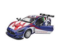 1 32 for Maserati GT4 Le Mans In Lega Di Zinco Modello Da Corsa Giocattolo Rimovibile Regalo Macchinine Mini Auto(Blu)